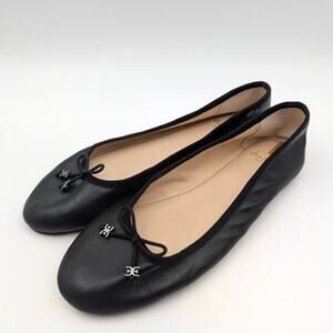 Sam Edelman Felicia Ballet Flat Women's Sweet Bow Black Size US10.5M EU41.5